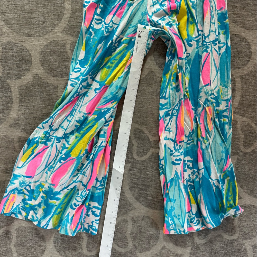 Lilly Pulitzer Beach & Bae -girls wide leg romper / jumpsuit- summer - Picture 8 of 9